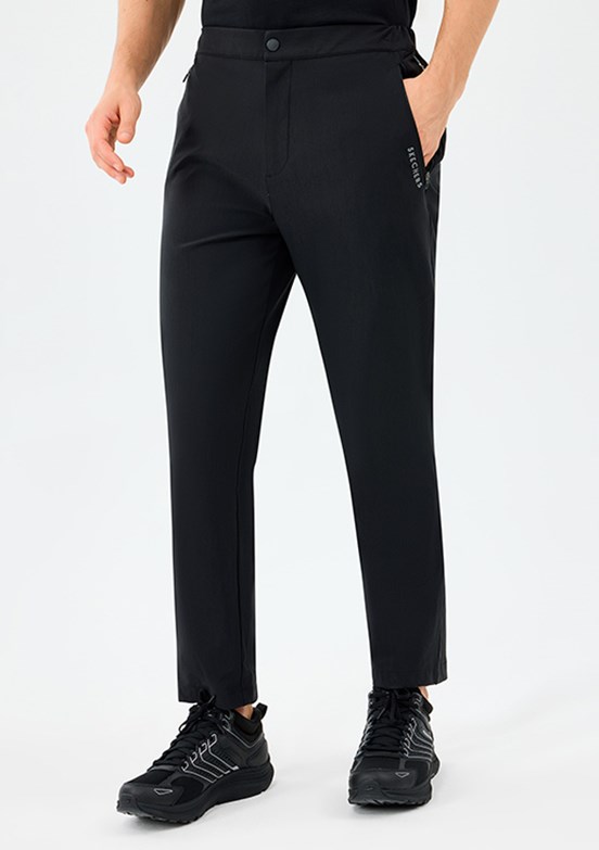 SKECHERS Siyah Erkek M Coated Slim Eşofman Altı