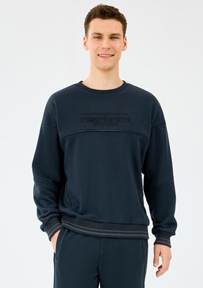 SKECHERS M Crewneck Sweatshirt - S2520229-3817 Erkek Siyah Bisiklet Yaka Sweatshirt