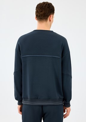 SKECHERS M Crewneck Sweatshirt - S2520229-3817 Erkek Siyah Bisiklet Yaka Sweatshirt