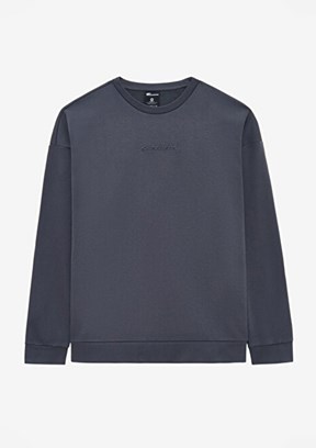 SKECHERS Gri Erkek M Essential Crewneck Bisiklet Yaka Sweatshirt