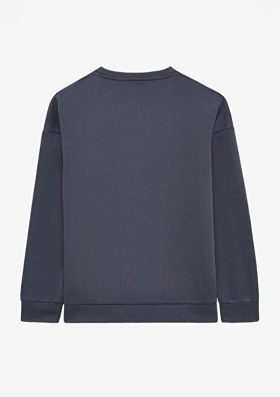 SKECHERS Gri Erkek M Essential Crewneck Bisiklet Yaka Sweatshirt