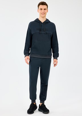 SKECHERS M Hoodie Sweatshirt - S2520227-3817 Erkek Siyah Kapüşonlu Sweatshirt