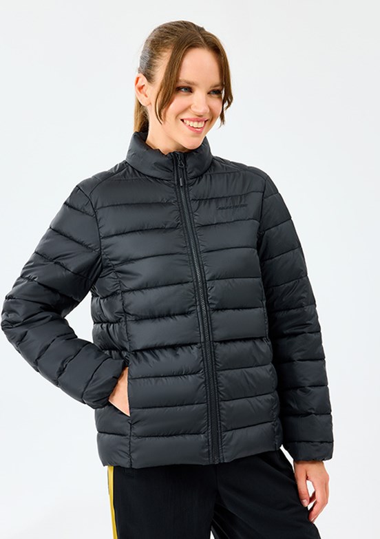 SKECHERS M Outerwear Polar Lining Paded Vest - S231240-3817 Kadın Siyah Şişme Mont