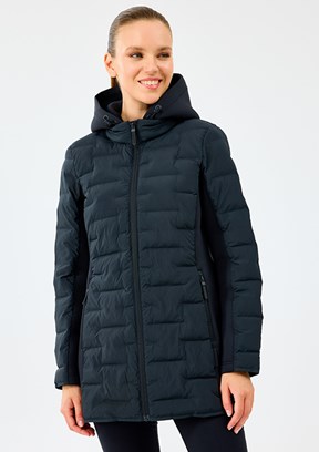 SKECHERS Siyah Kadın W Full Zip Fermuarlı Mont