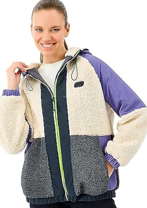 SKECHERS W Outdoor Fleece Full Zip She Lila Kadın Polar Mont