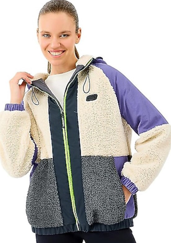 SKECHERS W Outdoor Fleece Full Zip She Lila Kadın Polar Mont