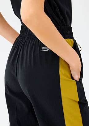 SKECHERS Siyah Kadın W Color Block Mİcro Eşofman Altı