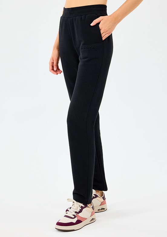 SKECHERS Siyah Kadın W Essential Slim Eşofman Altı