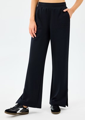 SKECHERS Siyah Kadın W Essential Wide Leg Eşofman Altı