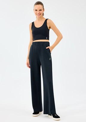 SKECHERS Siyah Kadın W Lounge Loose Wide Leg Eşofman Altı
