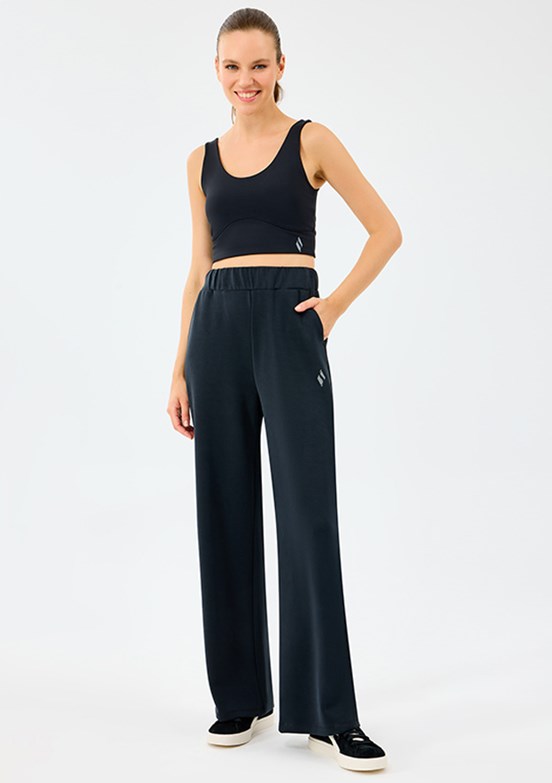 SKECHERS Siyah Kadın W Lounge Loose Wide Leg Eşofman Altı