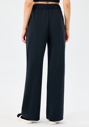 SKECHERS Siyah Kadın W Lounge Loose Wide Leg Eşofman Altı