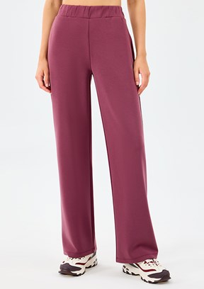 SKECHERS Bordo Kadın W Lounge Loose Wide Leg Eşofman Altı