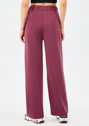 SKECHERS Bordo Kadın W Lounge Loose Wide Leg Eşofman Altı