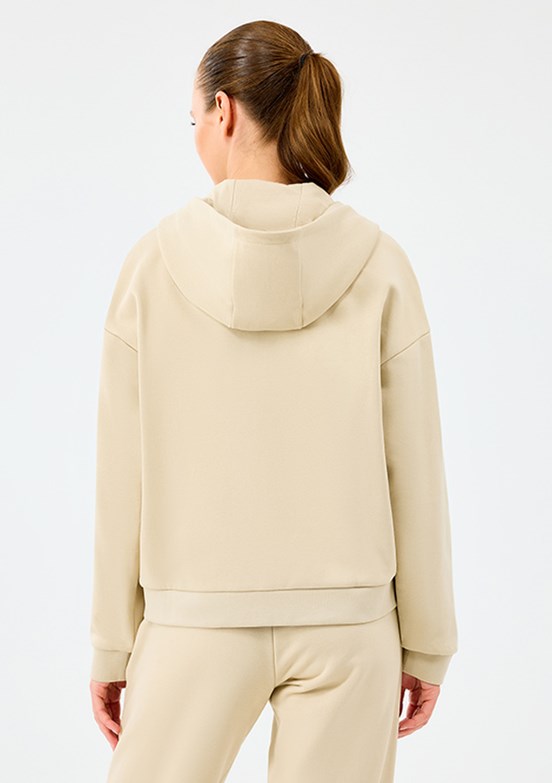 SKECHERS Gri Kadın Fermuarlı Sweatshirt