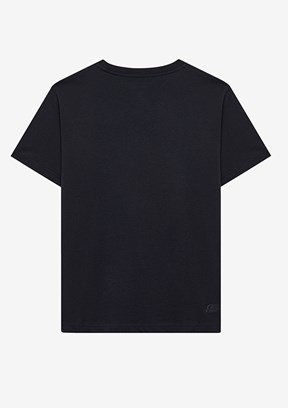 SKECHERS W Soft Touch V Neck Asymmetric - S2520064-3817 Kadın Siyah Baskılı Sweatshirt
