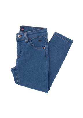 US POLO ASSN Mavi Erkek Çocuk Skinny Jean Pantolon