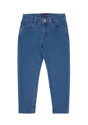 US POLO ASSN Mavi Erkek Çocuk Skinny Jean Pantolon