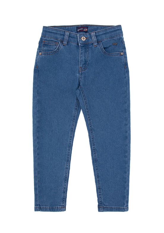 US POLO ASSN Mavi Erkek Çocuk Skinny Jean Pantolon