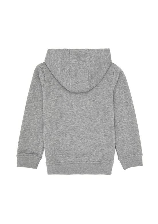 US POLO ASSN Erkek Çocuk Gri Basic Sweatshirt