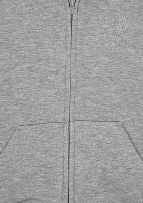 US POLO ASSN Erkek Çocuk Gri Basic Sweatshirt