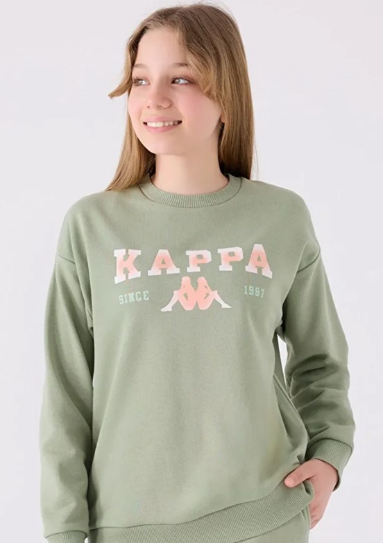 KAPPA yeşil Kız Çocuk Örme Sweatshirt