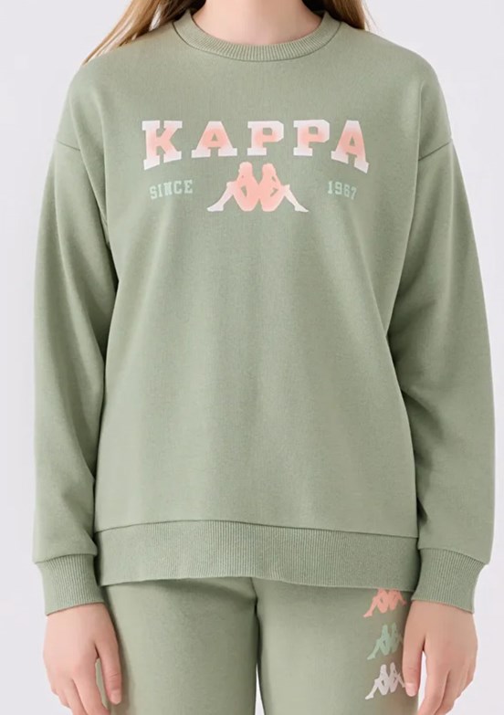 KAPPA yeşil Kız Çocuk Örme Sweatshirt