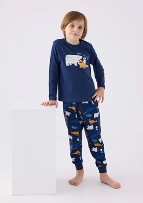ROLY POLY Lacivert Erkek Çocuk Pijama Takımı