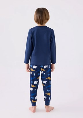 ROLY POLY Lacivert Erkek Çocuk Pijama Takımı