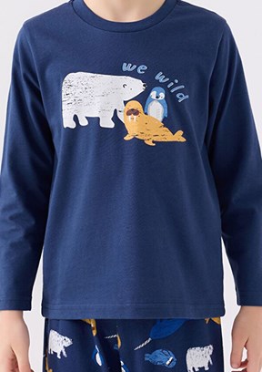 ROLY POLY Lacivert Erkek Çocuk Pijama Takımı