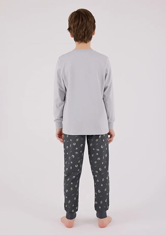 ROLY POLY Gri Erkek Çocuk Pijama Takımı