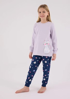 ROLY POLY Mor Kız Çocuk Pijama Takımı