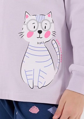 ROLY POLY Mor Kız Çocuk Pijama Takımı