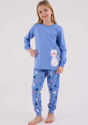 ROLY POLY Lacivert Kız Çocuk Pijama Takımı