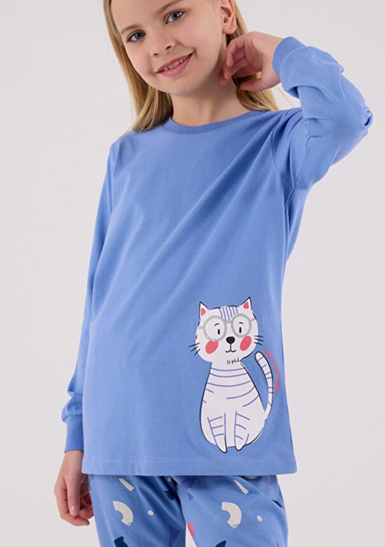 ROLY POLY Lacivert Kız Çocuk Pijama Takımı