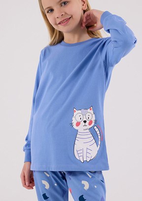 ROLY POLY Lacivert Kız Çocuk Pijama Takımı