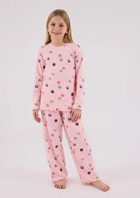 ROLY POLY Pembe Kız Çocuk Pijama Takımı