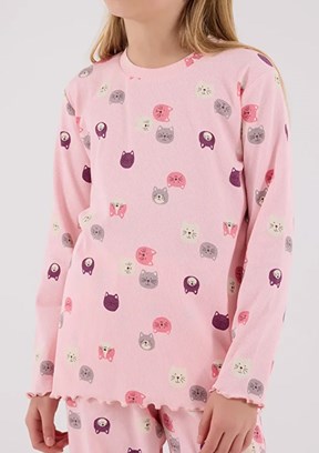 ROLY POLY Pembe Kız Çocuk Pijama Takımı