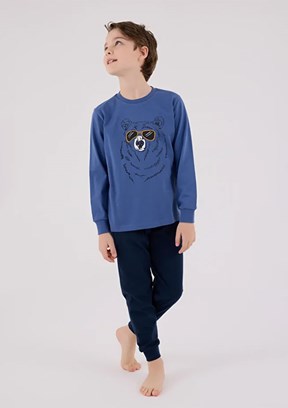 ROLY POLY Mavi Erkek Çocuk Pijama Takımı