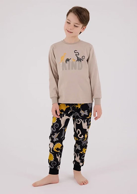 ROLY POLY Bej Erkek Çocuk Pijama Takımı