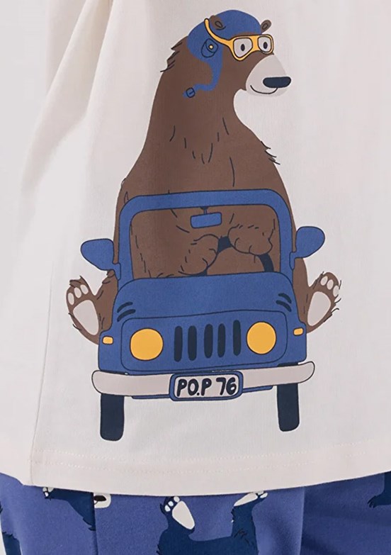 ROLY POLY Bej Erkek Çocuk Pijama Takımı