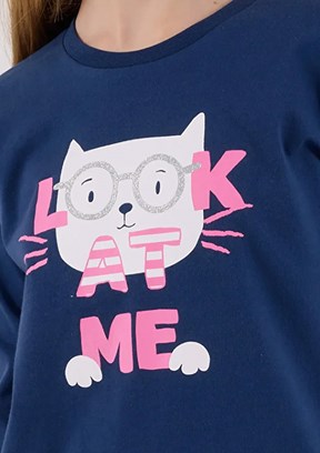 ROLY POLY Lacivert Kız Çocuk Pijama Takımı