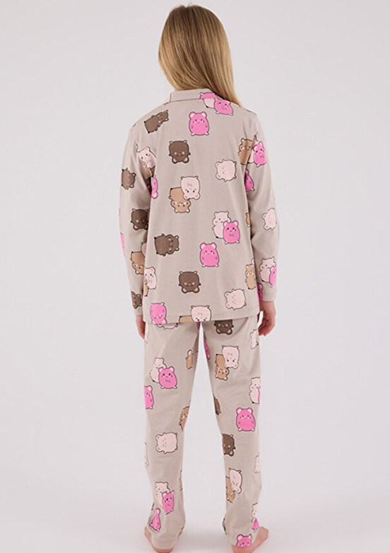 ROLY POLY Bej Kız Çocuk Pijama Takımı
