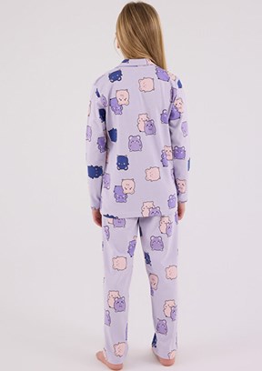 ROLY POLY Mor Kız Çocuk Pijama Takımı