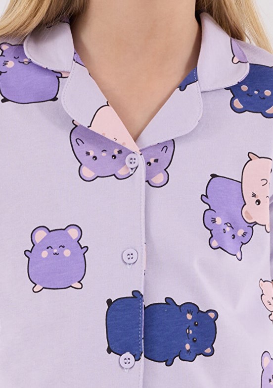 ROLY POLY Mor Kız Çocuk Pijama Takımı