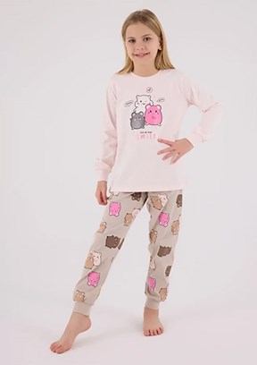 ROLY POLY Pembe Kız Çocuk Pijama Takımı