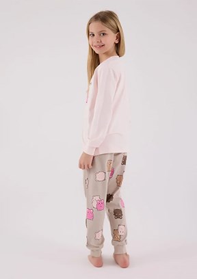 ROLY POLY Pembe Kız Çocuk Pijama Takımı