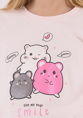 ROLY POLY Pembe Kız Çocuk Pijama Takımı