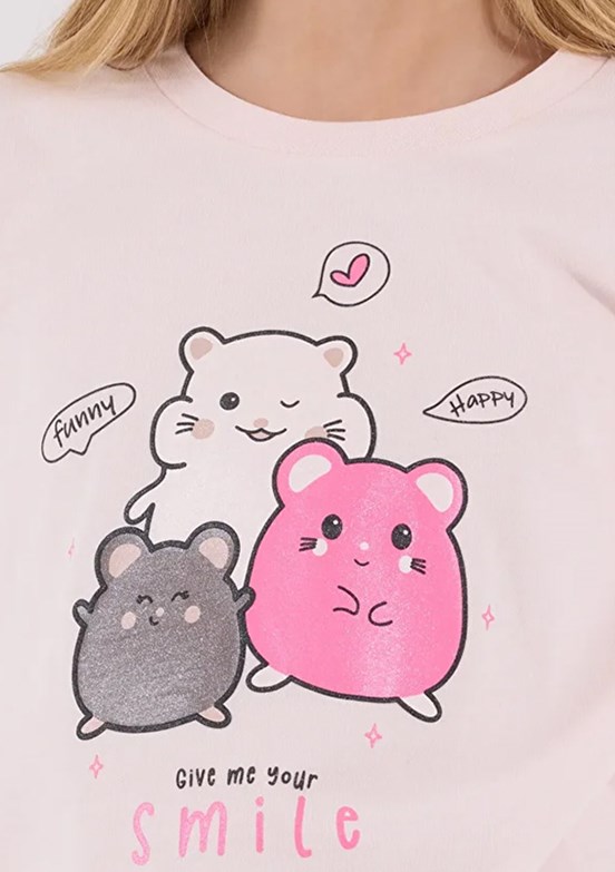 ROLY POLY Pembe Kız Çocuk Pijama Takımı