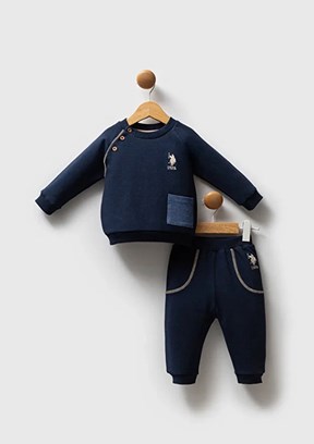 US POLO ASSN Lacivert Erkek Bebek Eşofman Altı